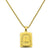 Lost Letter-Q Halskette Gold