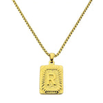 Lost Letter-R Halskette Gold