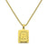 Lost Letter-R Halskette Gold