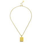 Lost Letter-R Halskette Gold