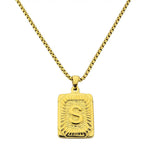 Lost Letter-S Halskette Gold