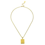 Lost Letter-U Halskette Gold