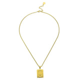 Lost Letter-U Halskette Gold