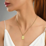 Lost Letter-V Halskette Gold