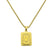 Lost Letter-V Halskette Gold