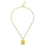Lost Letter-V Halskette Gold