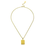 Lost Letter-V Halskette Gold