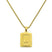 Lost Letter-W Halskette Gold