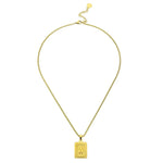 Lost Letter-W Halskette Gold