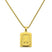Lost Letter-X Halskette Gold