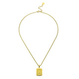 Lost Letter-X Halskette Gold