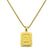 Lost Letter-Z Halskette Gold