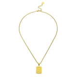 Lost Letter-Z Halskette Gold