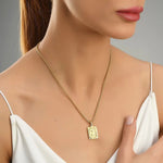 Lost Letter-Z Halskette Gold