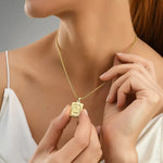 Lost Letter-Z Halskette Gold