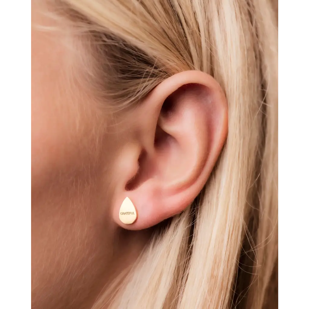 'LOVE' drop earrings silver