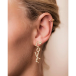 Love Letter Stud Earring