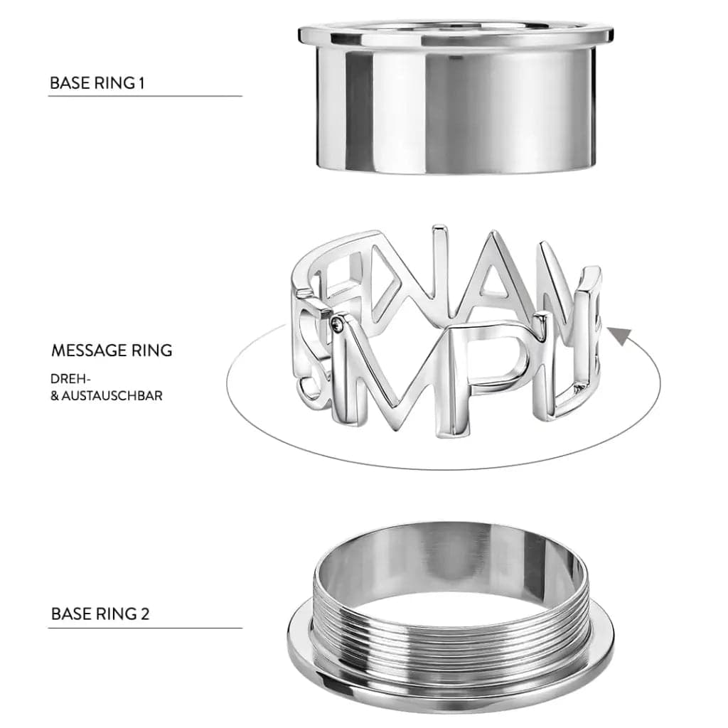 MAKE IT SIMPLE Ring Set