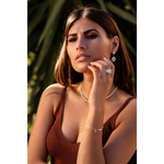 Moonflower earrings