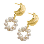 Moonflower earrings