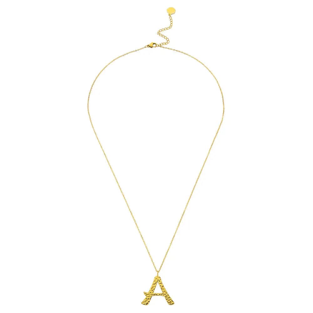 Ropi Letter-A Halskette Gold