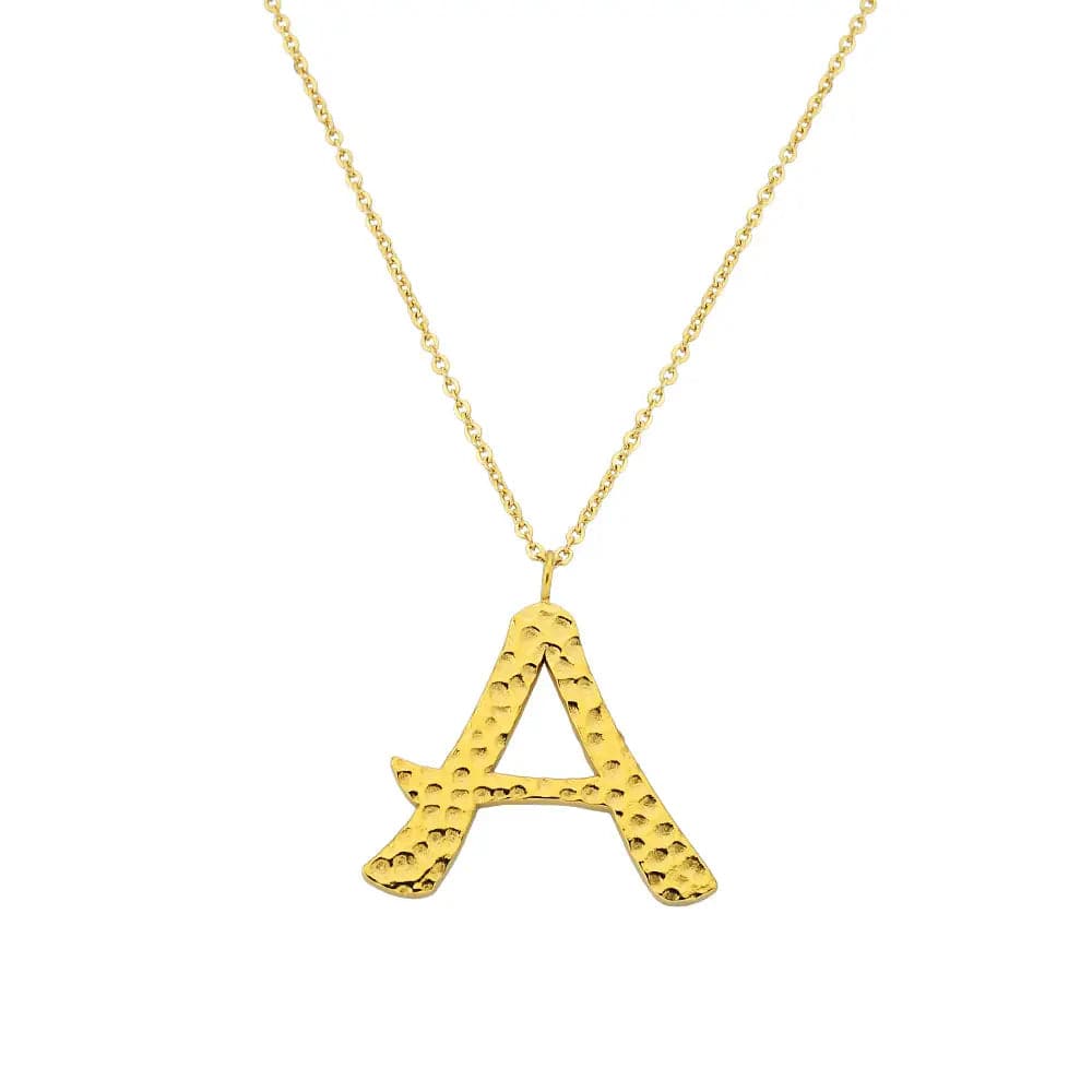 Ropi Letter-A Halskette Gold