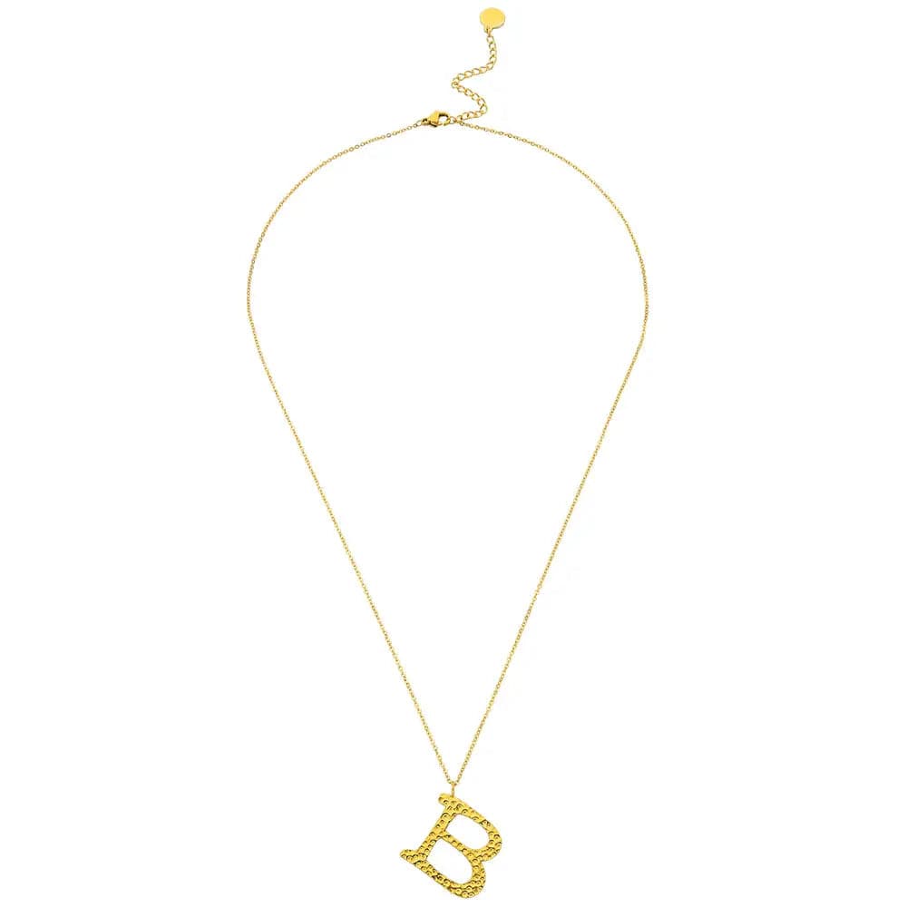 Ropi Letter-B Halskette Gold