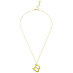 Ropi Letter-B Halskette Gold