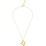 Ropi Letter-B Halskette Gold