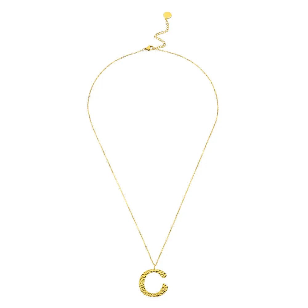 Ropi Letter-C Halskette Gold