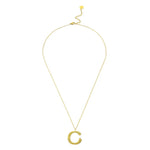 Ropi Letter-C Halskette Gold