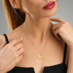 Ropi Letter-C Halskette Gold