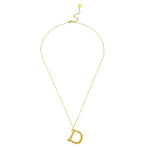 Ropi Letter-D Halskette Gold