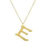 Ropi Letter-E Halskette Gold