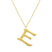 Ropi Letter-E Halskette Gold