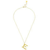 Ropi Letter-E Halskette Gold