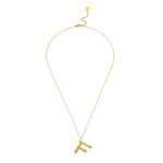 Ropi Letter-F Halskette Gold