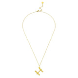 Ropi Letter-H Halskette Gold
