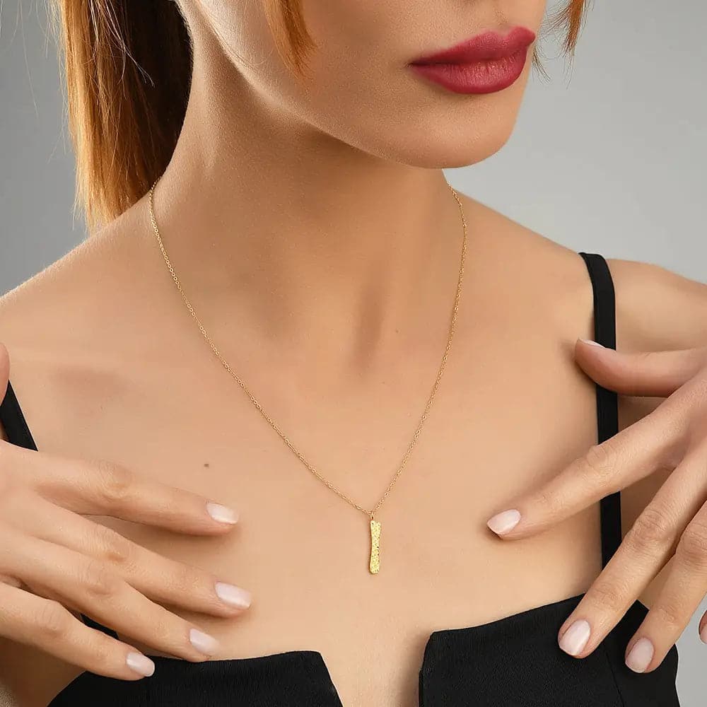 Ropi Letter-I Halskette Gold
