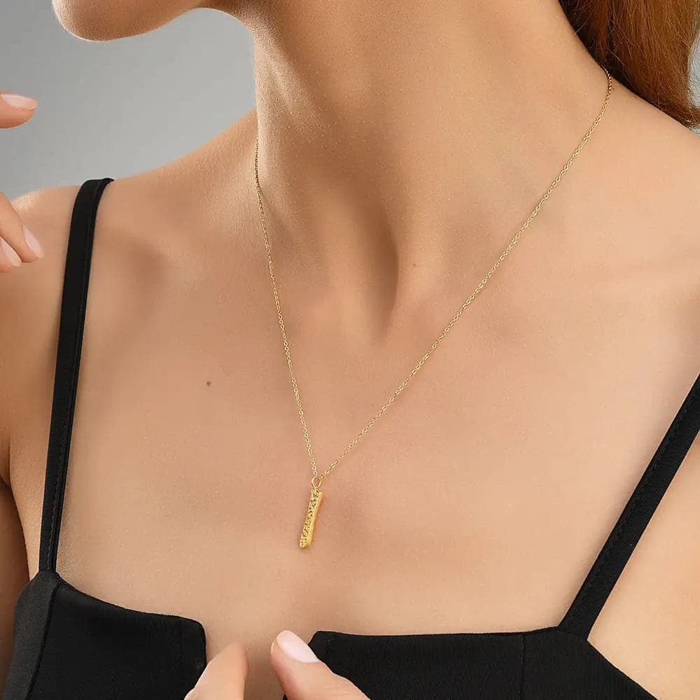 Ropi Letter-I Halskette Gold