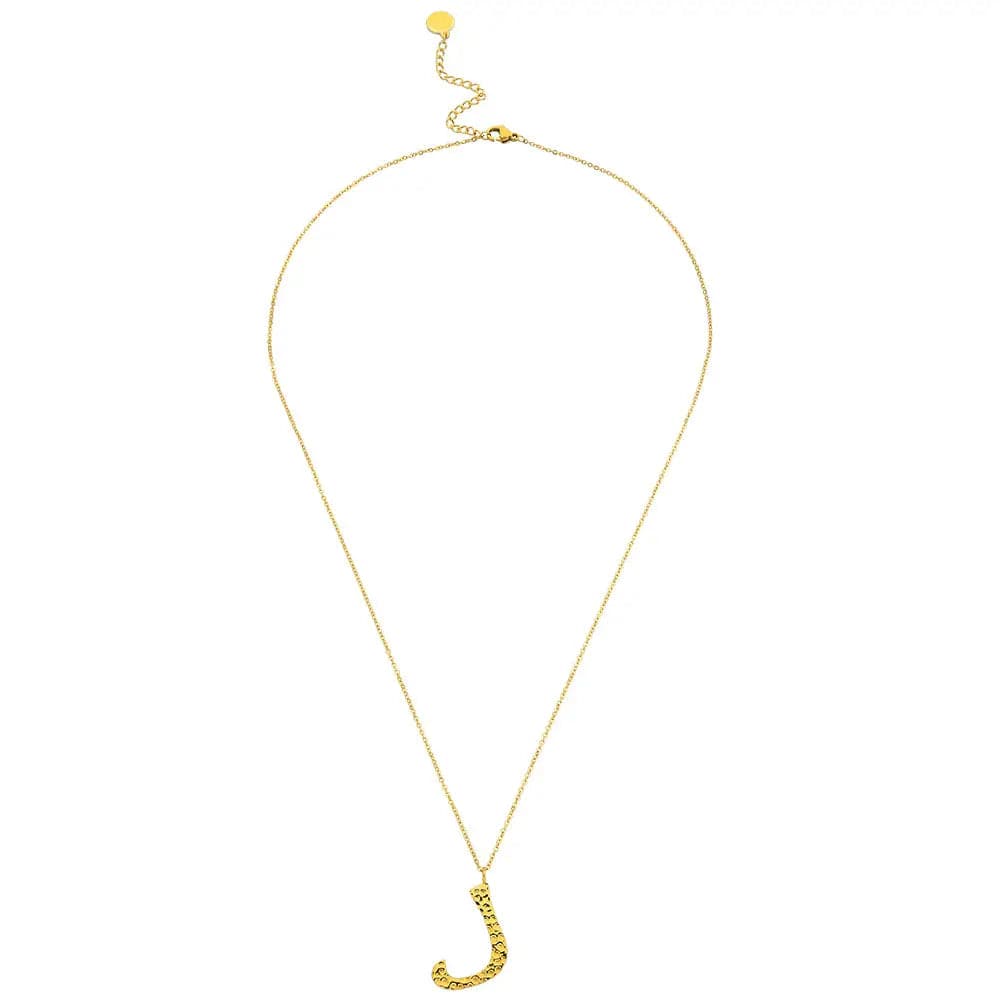 Ropi Letter-J Halskette Gold