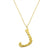Ropi Letter-J Halskette Gold