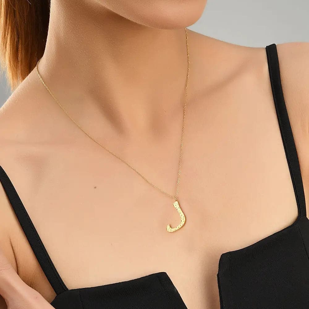 Ropi Letter-J Halskette Gold