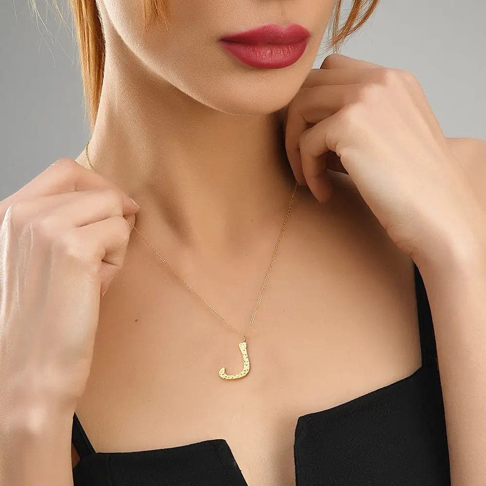 Ropi Letter-J Halskette Gold