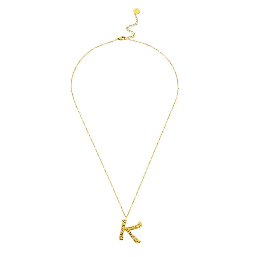 Ropi Letter-K Halskette Gold