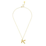 Ropi Letter-K Halskette Gold