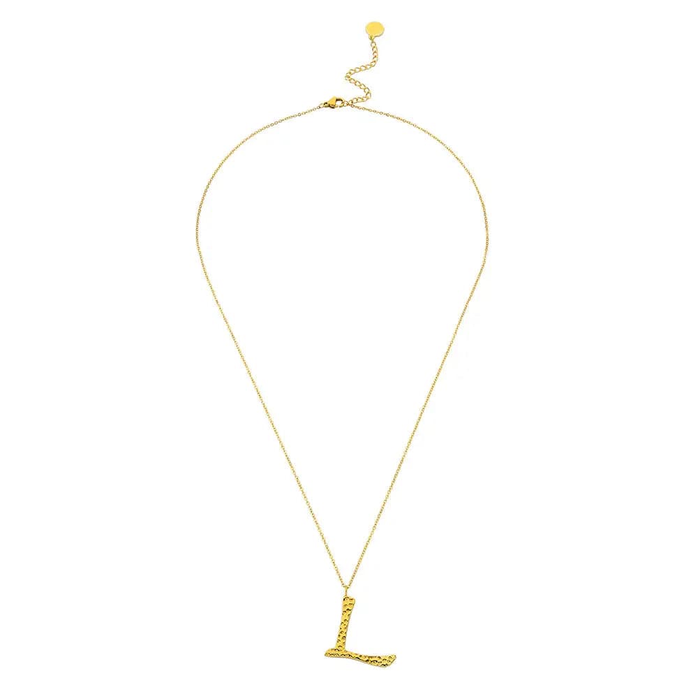 Ropi Letter-L Halskette Gold