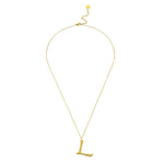 Ropi Letter-L Halskette Gold