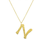 Ropi Letter-N Halskette Gold