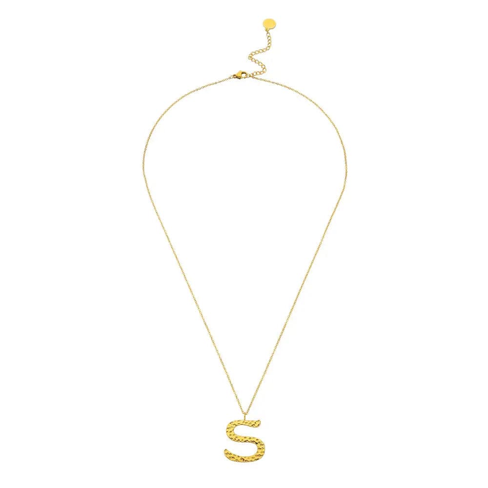 Ropi Letter-S Halskette Gold